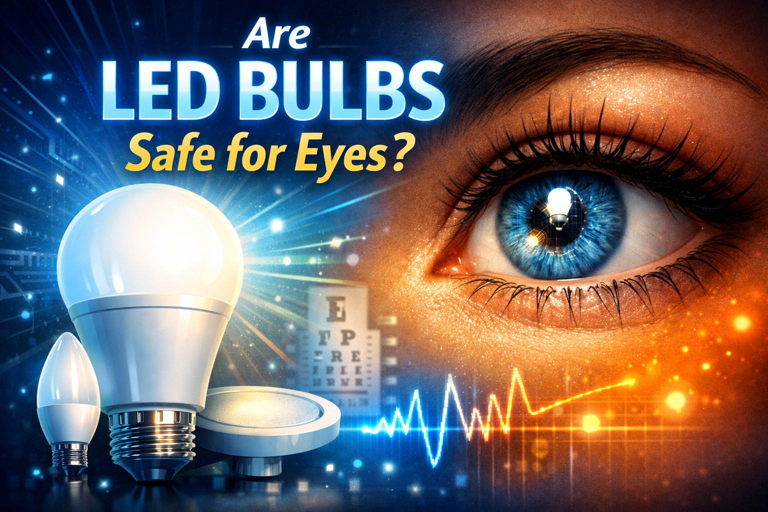 Are LED bulbs safe for eyes?